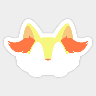 Fire Fox (fennec) Sticker